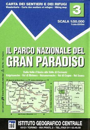 IGC Wanderkarte Il Parco Nazionale de Gran Paradiso