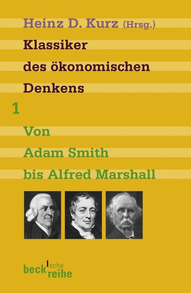 Klassiker des ökonomischen Denkens Band 1 main product photo
