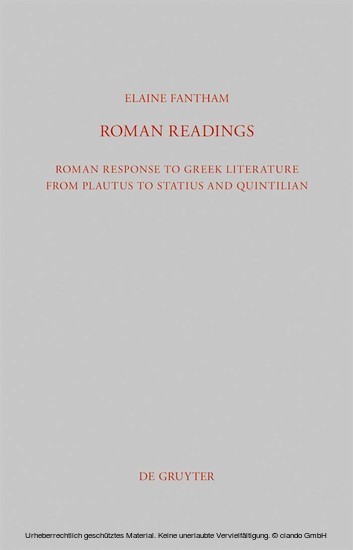 Roman Readings main product photo