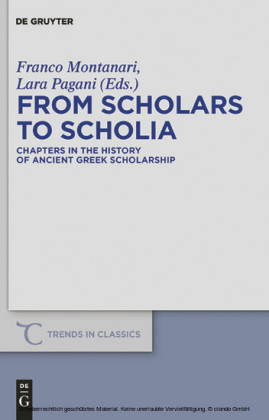 From Scholars to Scholia