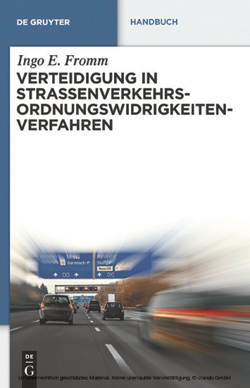 Verteidigung in Straßenverkehrs-Ordnungswidrigkeitenverfahren main product photo