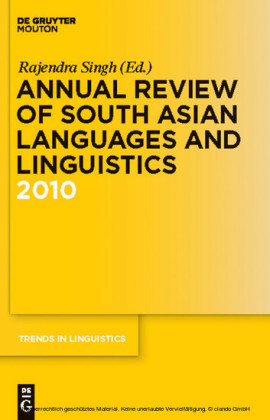 Annual Review of South Asian Languages and Linguistics 2010
