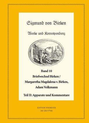 Der Briefwechsel zwischen Sigmund von Birken und Margaretha Magdalena  von Birken und Adam Volkmann; .. Tl.2