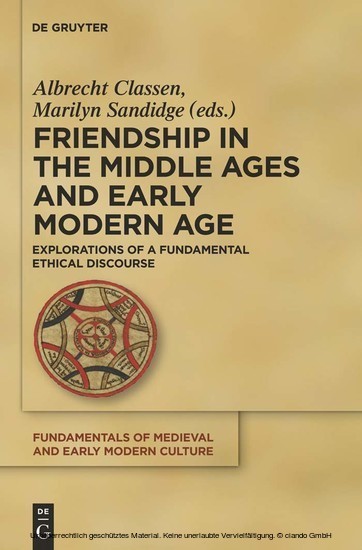 Friendship in the Middle Ages and Early Modern Age main product photo