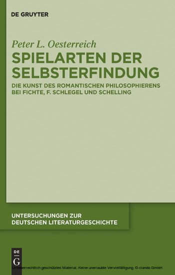 Spielarten der Selbsterfindung main product photo