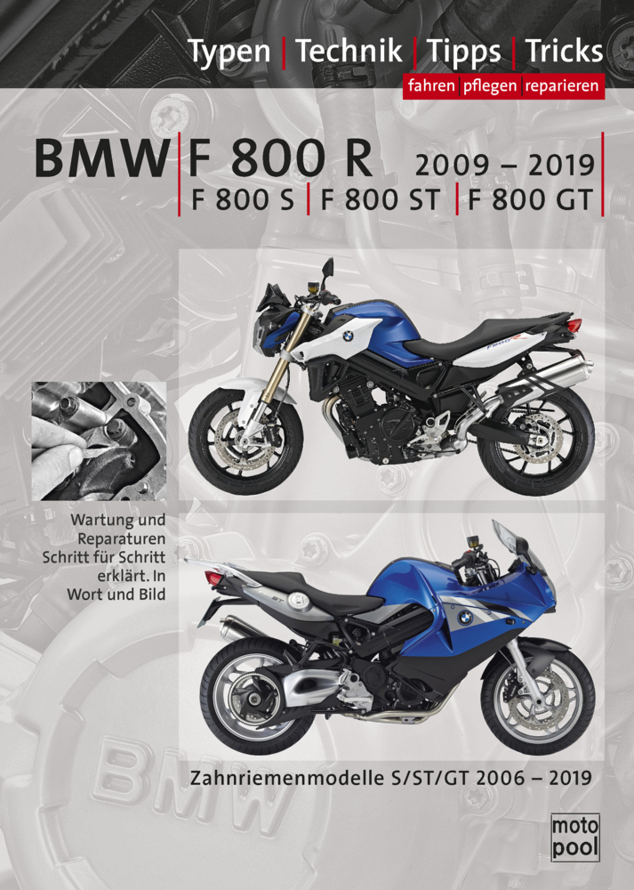 BMW F800R, F800S, F800ST, F800GT Reparaturanleitung main product photo