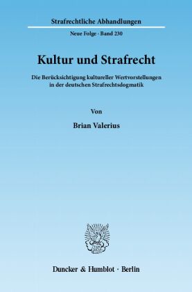 Kultur und Strafrecht.