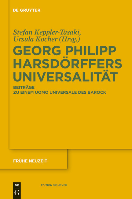 Georg Philipp Harsdörffers Universalität main product photo