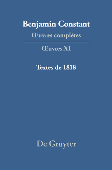 Textes de 1818 main product photo