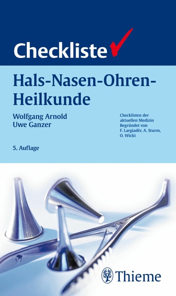Checkliste Hals-Nasen-Ohren-Heilkunde main product photo