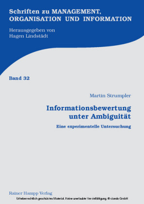 Informationsbewertung unter Ambiguität