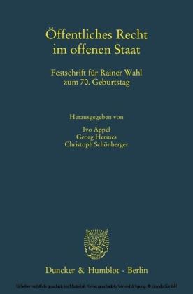 Öffentliches Recht im offenen Staat.