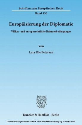 Europäisierung der Diplomatie.