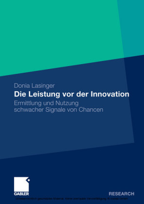 Die Leistung vor der Innovation