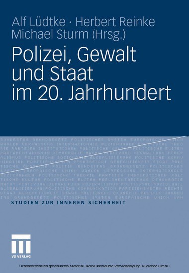 Polizei, Gewalt und Staat im 20. Jahrhundert main product photo