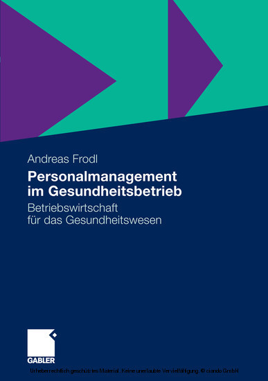 Personalmanagement im Gesundheitsbetrieb main product photo
