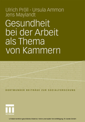 Gesundheit bei der Arbeit als Thema von Kammern