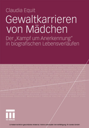 Gewaltkarrieren von Mädchen