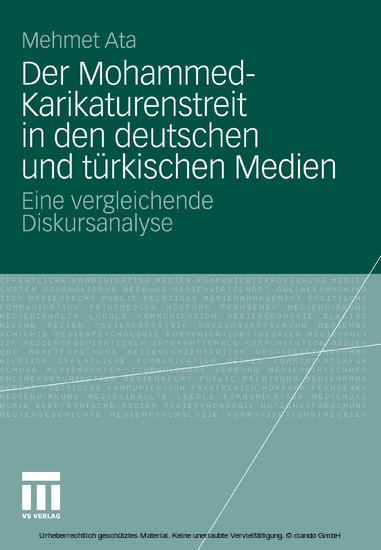 Der Mohammed-Karikaturenstreit in den deutschen und türkischen Medien main product photo