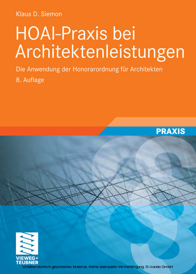 HOAI-Praxis bei Architektenleistungen main product photo