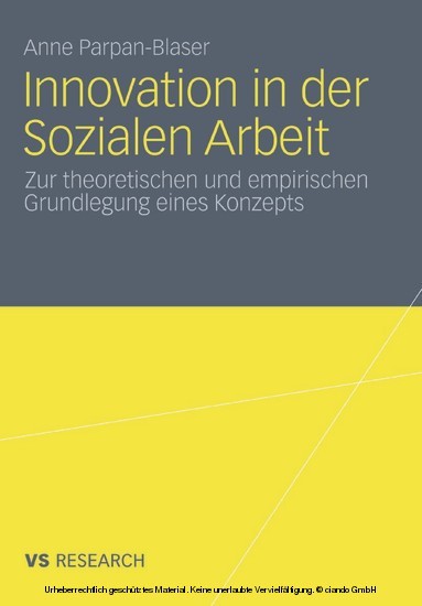 Innovation in der Sozialen Arbeit main product photo
