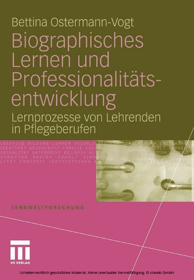 Biographisches Lernen und Professionalitätsentwicklung main product photo