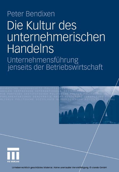 Die Kultur des unternehmerischen Handelns main product photo