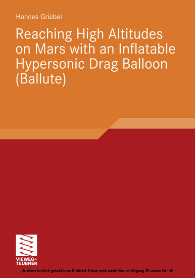 Reaching High Altitudes on Mars With an Inflatable Hypersonic Drag Balloon main product photo