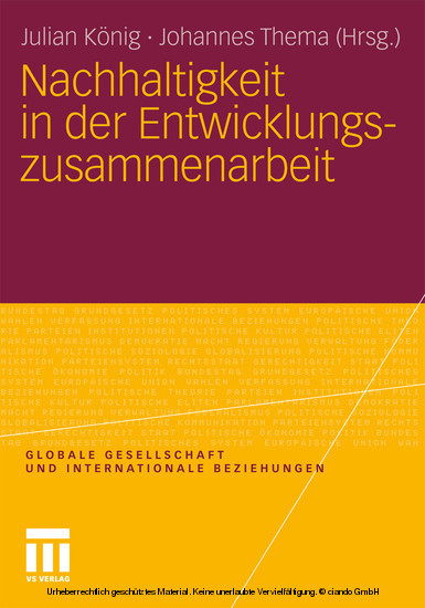 Nachhaltigkeit in der Entwicklungszusammenarbeit main product photo