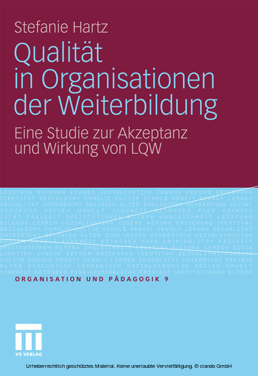 Qualität in Organisationen der Weiterbildung main product photo