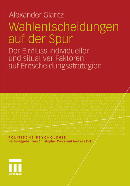 Wahlentscheidungen auf der Spur main product photo