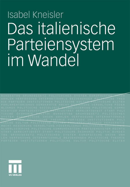 Das italienische Parteiensystem im Wandel main product photo