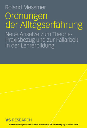 Ordnungen der Alltagserfahrung