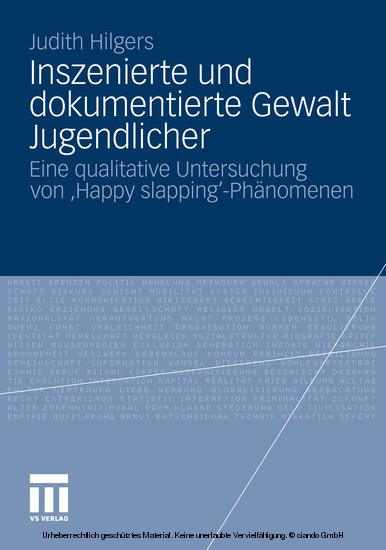 Inszenierte und dokumentierte Gewalt Jugendlicher main product photo