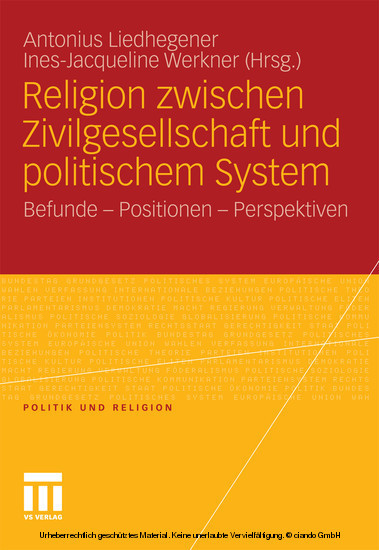 Religion zwischen Zivilgesellschaft und politischem System main product photo