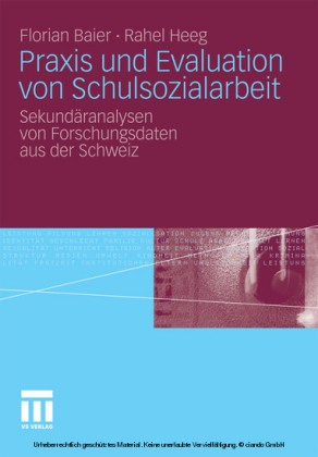 Praxis und Evaluation von Schulsozialarbeit