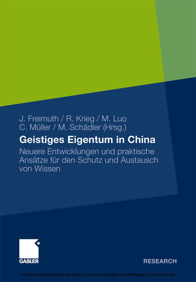 Geistiges Eigentum in China main product photo