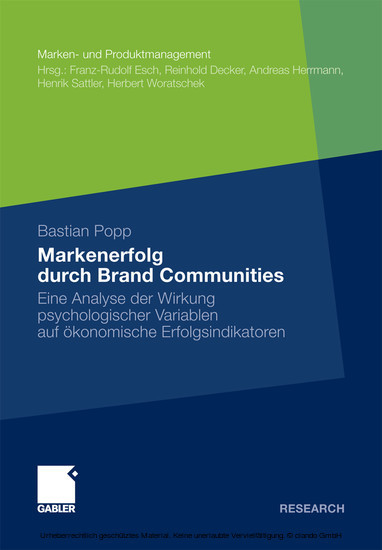 Markenerfolg durch Brand Communities main product photo