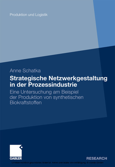 Strategische Netzwerkgestaltung in der Prozessindustrie main product photo