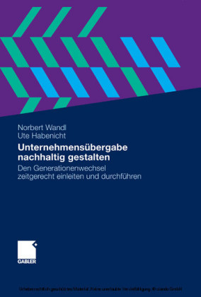 Unternehmensübergabe nachhaltig gestalten