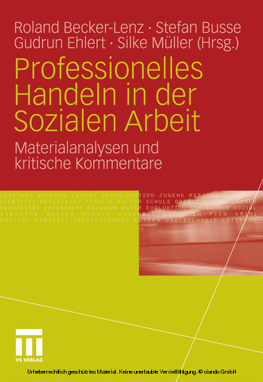 Professionelles Handeln in der Sozialen Arbeit main product photo