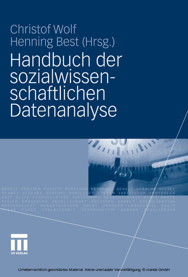 Handbuch der sozialwissenschaftlichen Datenanalyse main product photo