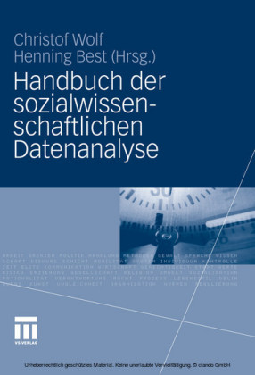 Handbuch der sozialwissenschaftlichen Datenanalyse