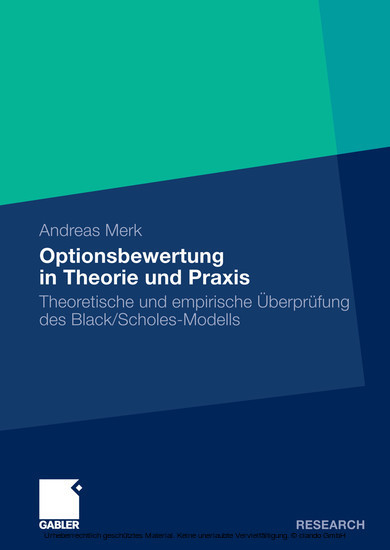 Optionsbewertung in Theorie und Praxis main product photo