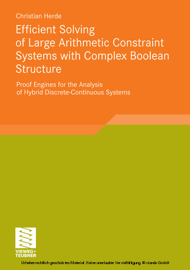 Efficient Solving of Large Arithmetic Constraint Systems with Complex Boolean Structure main product photo