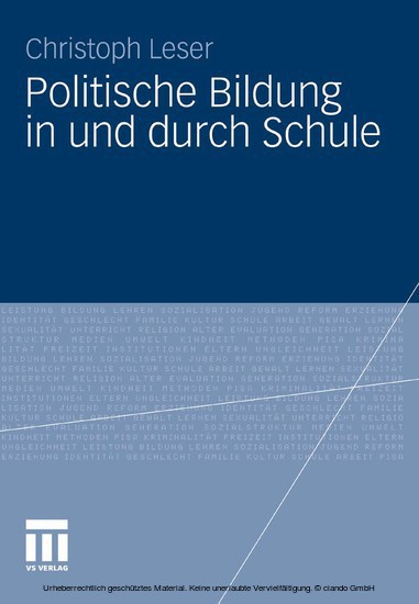 Politische Bildung in und durch Schule main product photo