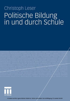 Politische Bildung in und durch Schule