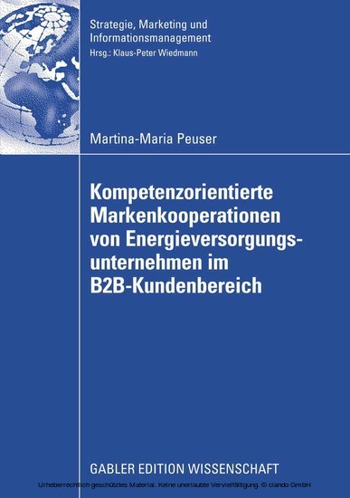 Kompetenzorientierte Markenkooperationen von Energieversorgungsunternehmen im B2B-Kundenbereich main product photo