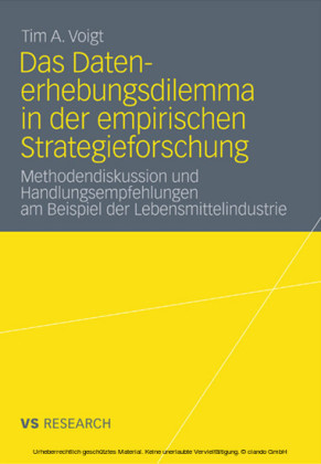 Das Datenerhebungsdilemma in der empirischen Strategieforschung