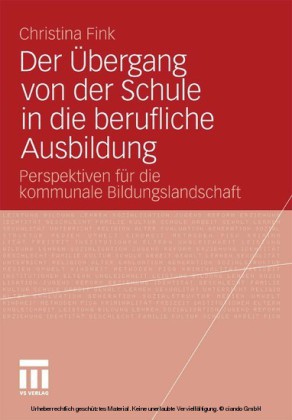 Der Übergang von der Schule in die berufliche Ausbildung